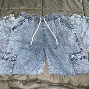 Iris Light Denim Tie Pants